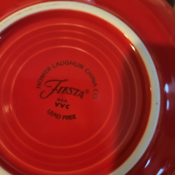 Lot 5 Fiesta Fiestaware Multicolor Cups & Saucers - Picture 7 of 7